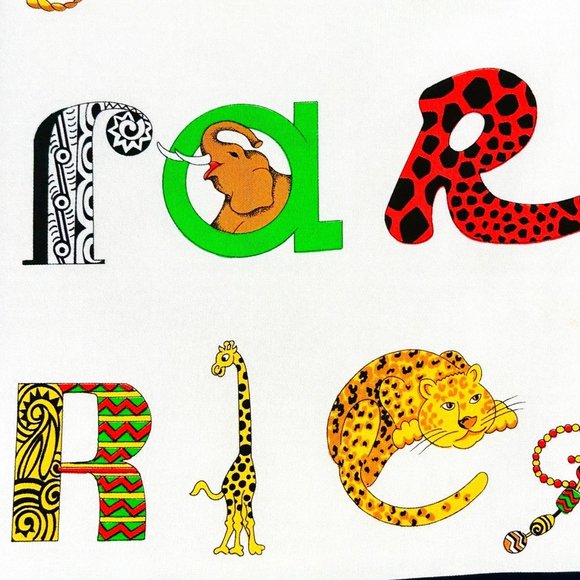 Made in Italy "Africa Safari" Nordstrom Silk Scarf - 20" - Picture 4 of 6